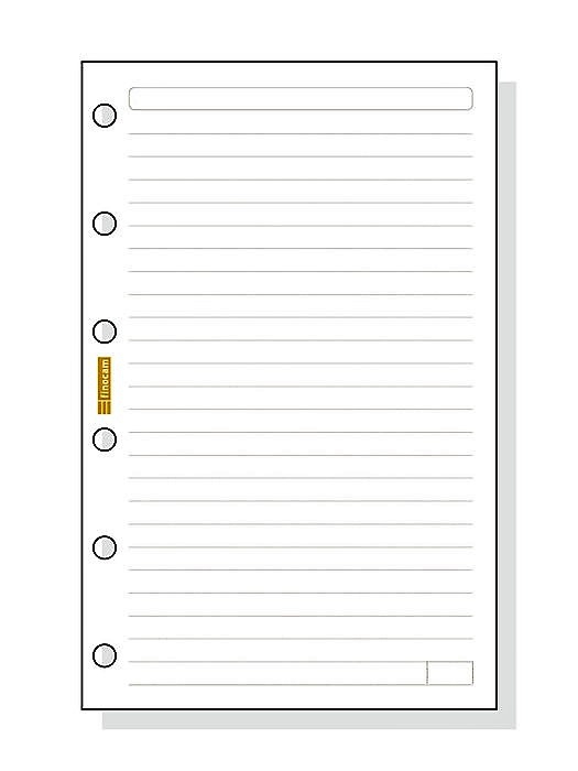 RECAMBIO PARA AGENDA ANILLA PERPETUA DE 1 RAYA FINOCAM CLASSIC. MEDIDAS 7,3X11.4CM.