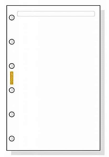 RECAMBIO PARA AGENDA ANILLAS PERPETUA LISA FINOCAM CLASSIC. MEDIDAS 11.4X7.3CM.