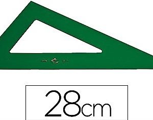 REGLA CARTABON DE 28CM DE PLASTICO DE FABER CASTELL. 666/28