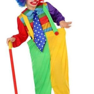 DISFRAZ DE TRAJE DE PAYASO. TALLA DE 5 A 6 AÑOS. 56972 ATOSA.