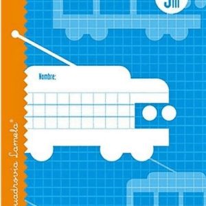 LIBRETA TAMAÑO A5 CUADROVIA 5MM DE 16 HOJAS GRAPADA DE  LAMELA