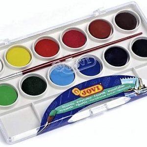 ACUARELA DE 12 UNIDADES EN PASTILLAS DILUIBLES EN AGUA DE JOVI 800/12