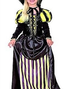 DISFRAZ DE TRAJE DE NOBLE VENECIANA DE NIÑA TALLA 2 DE 7 A 10 AÑOS.