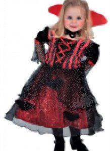 DISFRAZ DE TRAJE DE BRUJA ROJA TALLA 3 DE 11 A 14 AÑOS