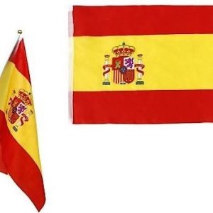 BANDERIN BANDERA DE ESPAÑA CON MANGO PEQUEÑA. 22191 ATOSA