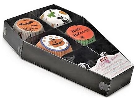 MOLDE DE MAGDALENAS PARA HALLOWEEN 96 UNIDADES MAS 24 BANDERITAS. 737000 IBILI. - Imagen 2