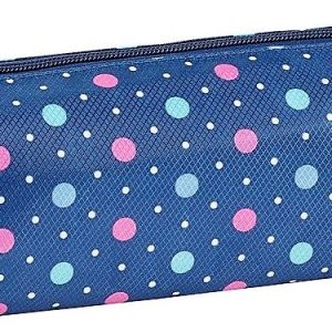 PORTATODO DE 1 CREMALLERA AZUL CON PUNTITOS. 841828742 SAFTA.