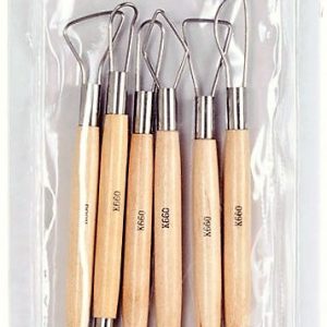 BLISTER DE 6 VACIADORES DE FILO REDONDO PARA MODELAJE..