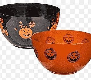 BOL DE  PLASTICO DE HALLOWEEN. DE 22CM.