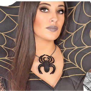 COLLAR CON ARAÑA PARA HALLOWEEN. 38745 ATOSA.