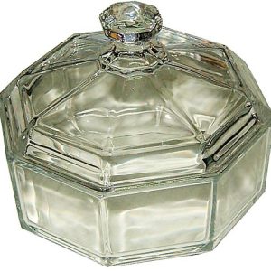 AZUCARERO DE CRISTAL CON TAPA. MIDE 5X12CM. MARCA LUMINARC OCTIME.