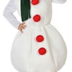 DISFRAZ DE TRAJE MUÑECO DE NIEVE INFANTIL TALLA DE 3 A 4 AÑOS. 11904 ATOSA.