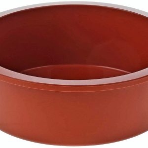 MOLDE DE SILICONA ROJA PARA TARTAS. REDONDA. TAMAÑO 20CM.