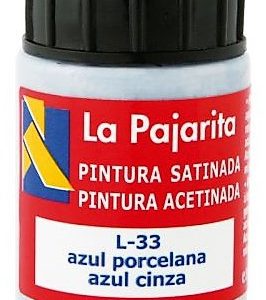 PINTURA BASE DE LATEX COLOR AZUL PASTEL. BOTE DE 35ML LA PAJARITA.