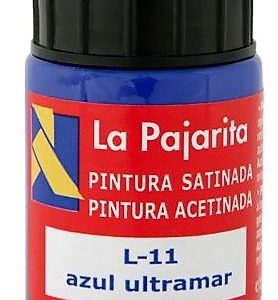 PINTURA BASE DE LATEX COLOR AZUL ULTRAMAR. BOTE DE 35ML LA PAJARITA.