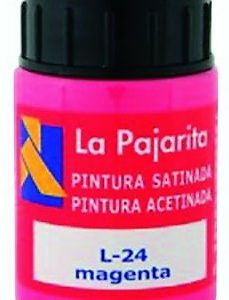 PINTURA BASE DE LATEX COLOR MAGENTA. BOTE DE 35ML LA PAJARITA.