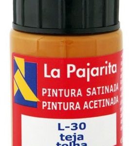 PINTURA BASE DE LATEX COLOR TEJA. BOTE DE 35ML LA PAJARITA.