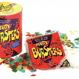 BOTE DE CONFETTI DE 10CM. CON 10 BOLSITAS. 556507