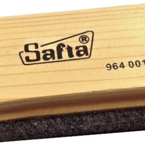 BORRADOR DE PIZARRA MEDIDAS 11X7CM. DE FIELTRO Y CON MAGO DE MADERA.