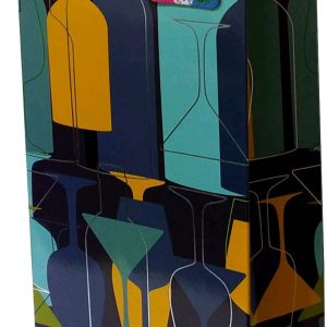 BOLSA DE REGALO PARA VINO. COLOR METALIZADO. SURTIDOS.