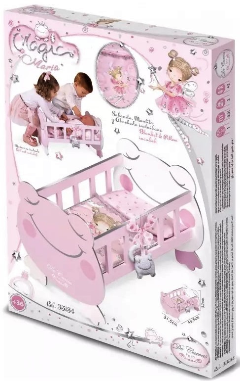 CUNA BALANCIN DE MADERA MARIA. 55134 DECUEVA - Imagen 2