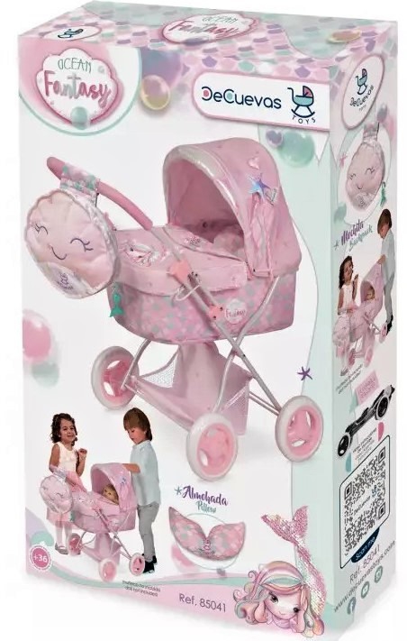 CARRITO DE MUÑECA CON CAPOTA OCEAN FANTASY. 85041 DECUEVAS. PRECIO POR UNIDAD. - Imagen 2