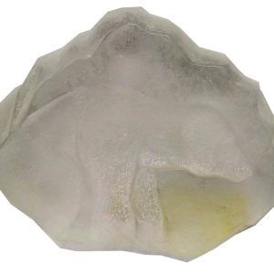 PISAPAPELES DE CRISTAL TALLADO.