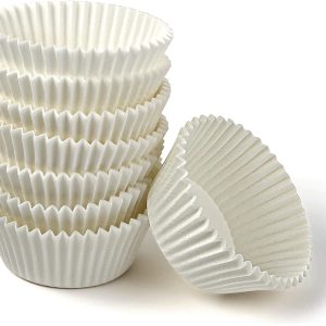 MOLDE PARA BOMBONES DE PAPEL BLANCO. EN BLISTER DE 100 CAPSULAS. BIRAMBEAU.