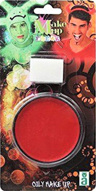 MAQUILLAJE DE CERA ROJA CON ESPONJA - Imagen 3