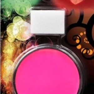 MAQUILLAJE DE CERA FUCSIA CON ESPONJA