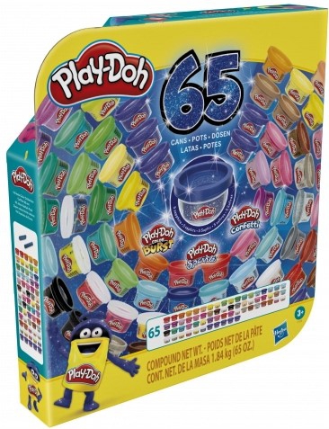 PLAY-DOH PACK ANIVERSARIO 65 UNIDADES. F1528 HASBRO