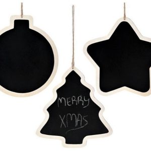 ADORNO NAVIDEÑO DE PIZARRA CON FORMAS SURTIDAS. 48422 ATOSA