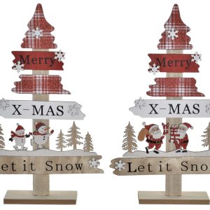 ARBOL DE NAVIDAD DE MADERA. MEDIDAS 22X5X34CM. 174323