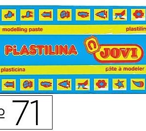 PLASTILINA DEL Nº 71 COLOR AZUL CLARO TAMAÑO MEDIANO 71/12.