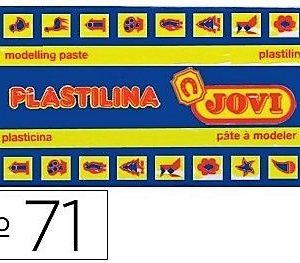 PLASTILINA DEL Nº 71 COLOR AZUL OSCURO TAMAÑO MEDIANO 71/13.
