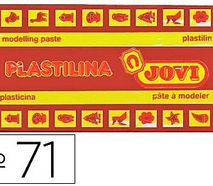 PLASTILINA DEL Nº 71 COLOR MARRON TAMAÑO MEDIANO 71/09.