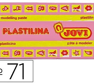 PLASTILINA DEL Nº 71 COLOR ROSA TAMAÑO MEDIANO 71/07.