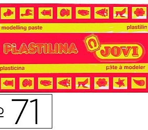 PLASTILINA DEL Nº 71 COLOR RUBI TAMAÑO MEDIANO 71/06.
