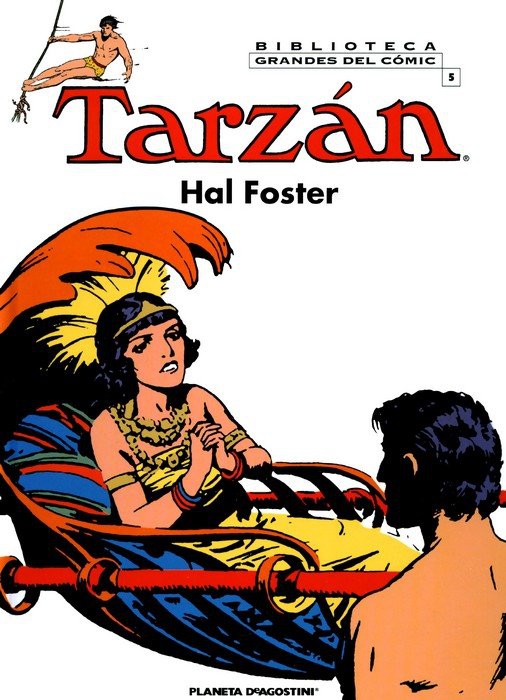 BIBLIOTECA GRANDES DEL COMIC. TARZAN Nº 2,3,4,5,6. PLANETA. - Imagen 6