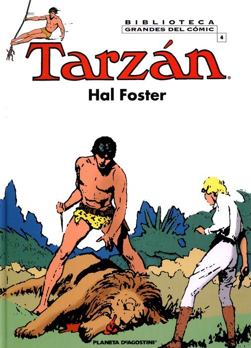BIBLIOTECA GRANDES DEL COMIC. TARZAN Nº 2,3,4,5,6. PLANETA. - Imagen 5