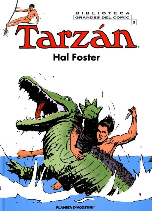BIBLIOTECA GRANDES DEL COMIC. TARZAN Nº 2,3,4,5,6. PLANETA. - Imagen 4