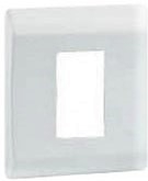 PLACA EMBELLECEDOR DE 1 ELEMENTO ADAPTABLE CON CAJA RECTANGULAR.