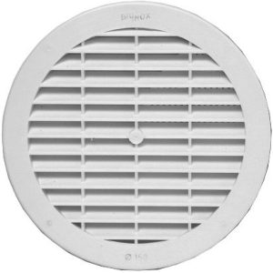 REJILLA DE 15CM DE PLASTICO REDONDA PARA ENCAJAR. DE BRINOX