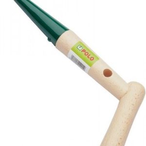 PLANTADOR DE ACERO CON MANGO DE MADERA. DE POLO. PRECIO POR UNIDAD.