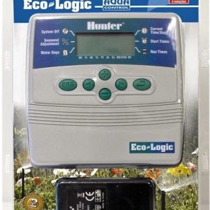PROGRAMADOR DE RIEGO DIGITAL ECO LOGIC AQUA 4 ESTACIONES DE DOS PROGRAMAS ECO 4.