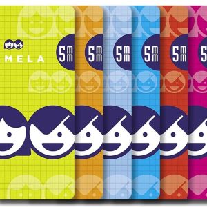 CUADERNO ESPIRAL 4º A5. DE 40 HOJAS DE 70G. CUADROVIA DE 5MM. CUBIERTA BASICA DE CARTON PLASTIFICADO EN COLORES SURTIDOS. PRECIO POR UNIDAD.