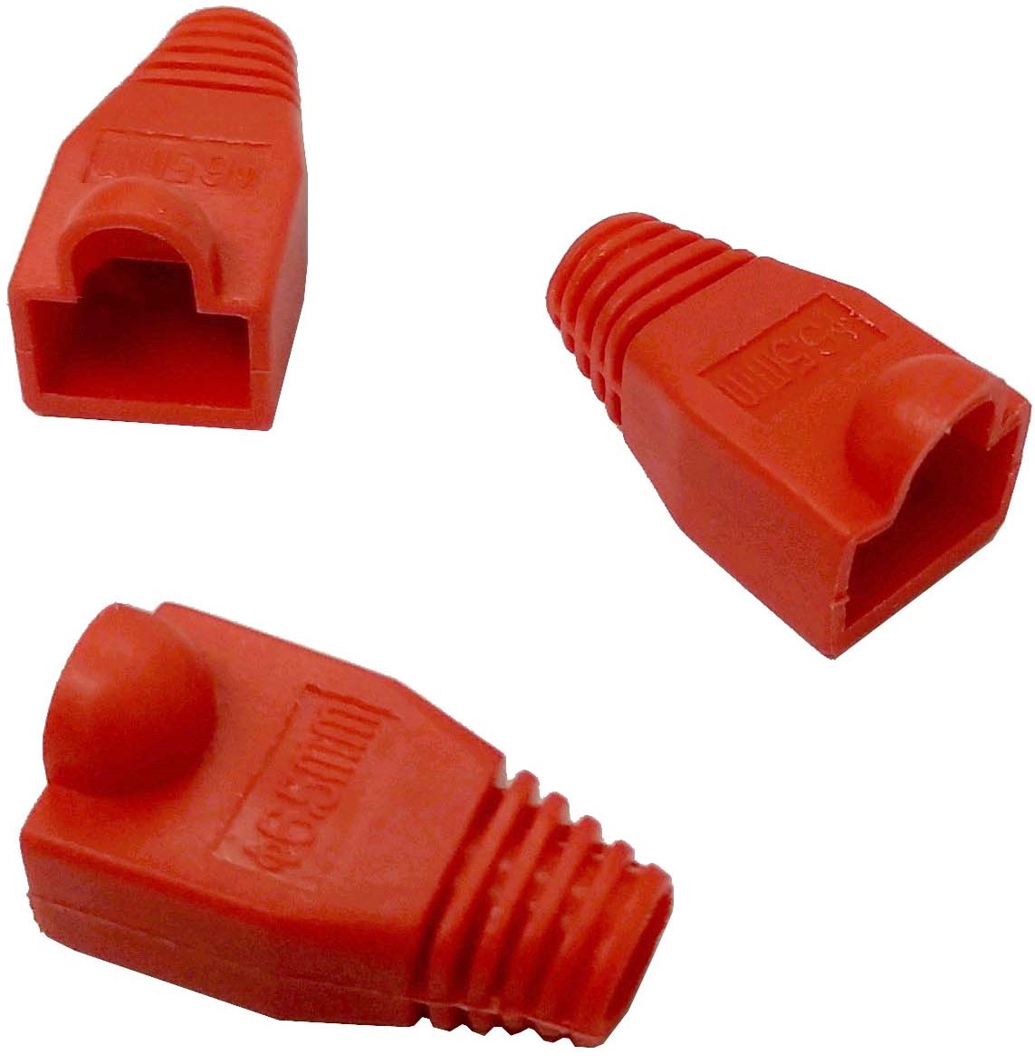 FUNDA PARA TERMINAL DE CABLE UTP-STP COLOR ROJO - Imagen 3