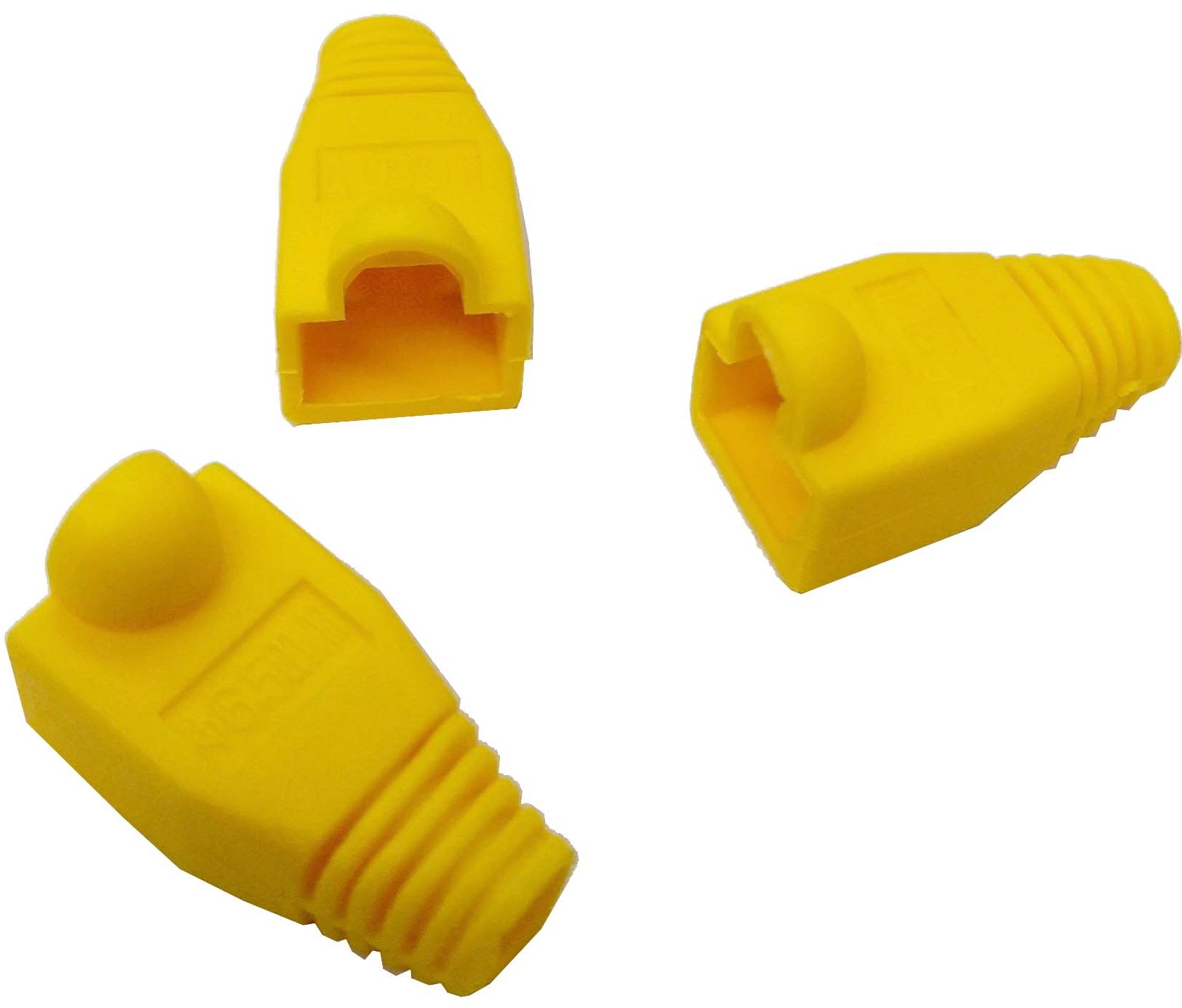 FUNDA PARA TERMINAL DE CABLE UTP-STP COLOR AMARILLA