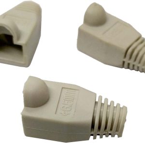 FUNDA PARA TERMINAL DE CABLE UTP-STP COLOR GRIS