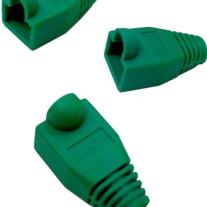 FUNDA PARA TERMINAL DE CABLE UTP-STP COLOR VERDE